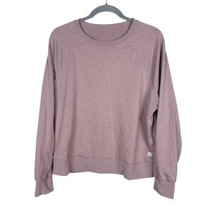 Vuori Long Sleeve Halo Crew in Orchid Heather